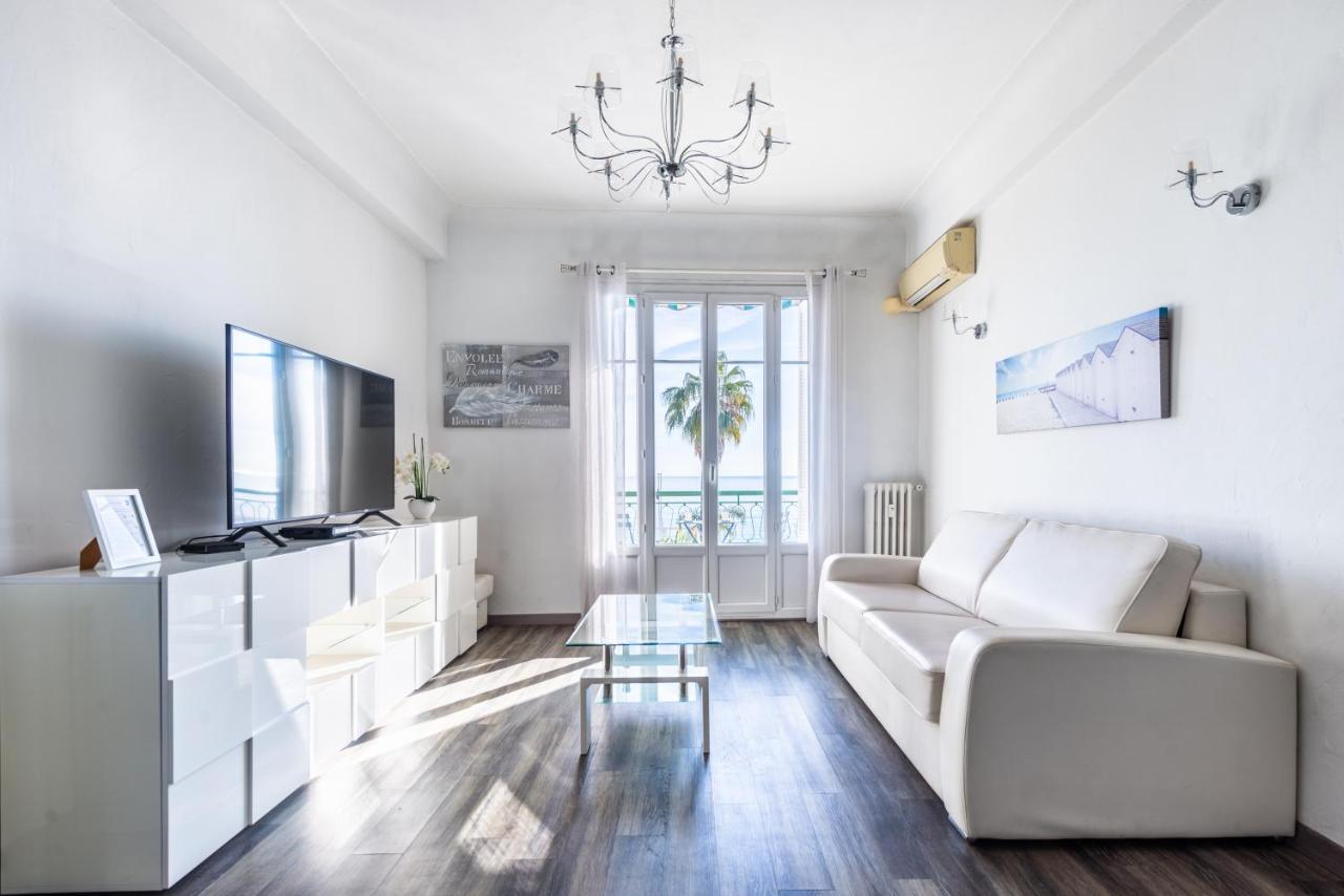 Sea Front Suite - Panoramic View With Terrace - 85 M Nice Exterior photo